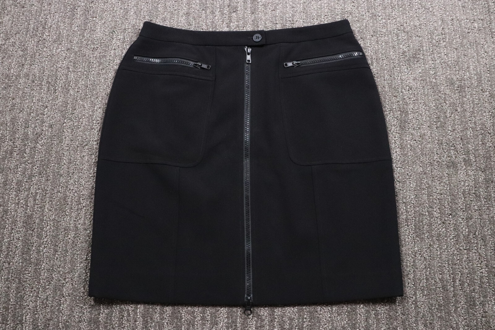 Grace Elements Straight Above Knee Front Zip Skir… - image 1