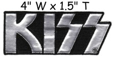 KISS LOGO - EMBROIDERED PATCH - BRAND NEW - MUSIC BAND 4415