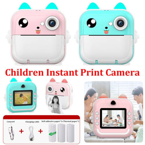 Children Instant Print Camera 2.4inch IPS Screen Child Camera Educational Toys - Picture 1 of 22