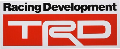Set of 3 TRD Official Merchandise TOYOTA RACING DEVELOPMENT Sticker (B type) B3