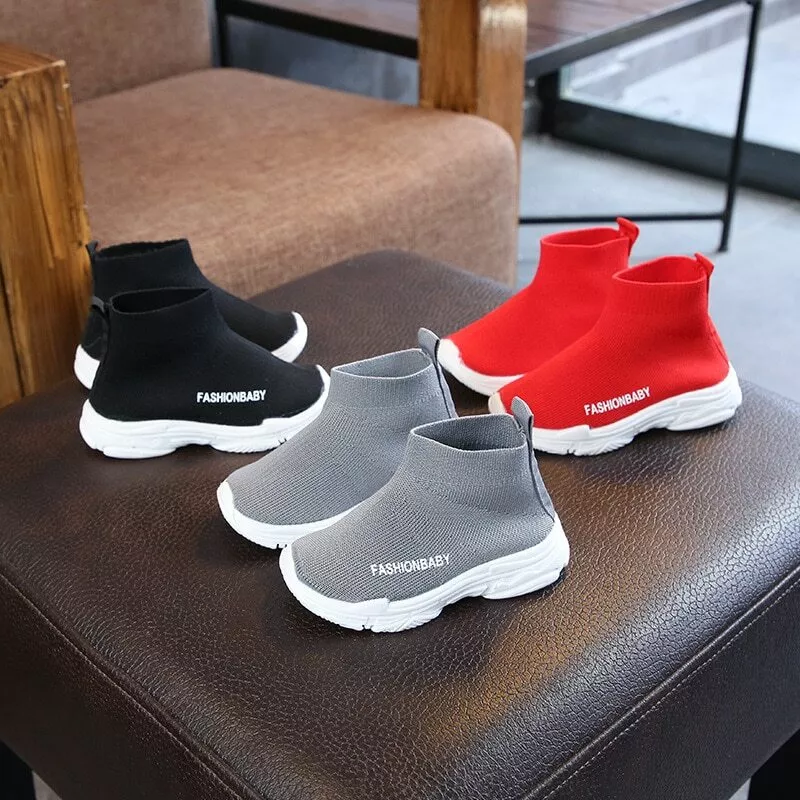 Zapatillas De Deporte Para Niños Zapatos Sin Cordones Casual Transpirables eBay