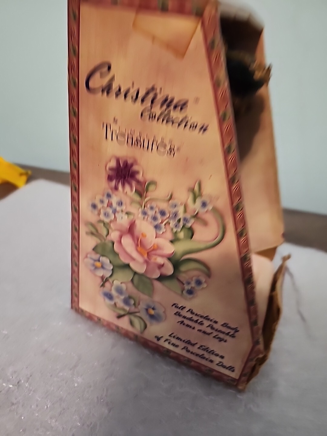 NEW CHRISTINA COLLECTION FINE GENUINE PORCELAIN DOLL FOR 8+ YEARS. A31