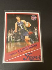 2015 Rittenhouse WNBA Layshia Clarendon Indiana Fever Cal Bears