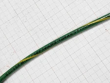 Encore #14awg SuperSlick Elite THHN/THWN-2 Building Wire Green w/Yellow /100ft