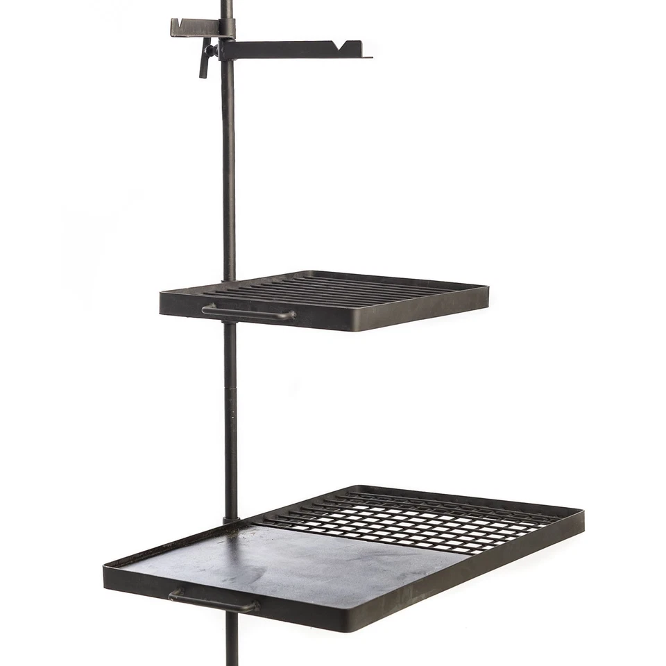 Adventure Kings Kings Campfire Cooking Grill BBQ Combo Swing-Away w/ Billy Arms