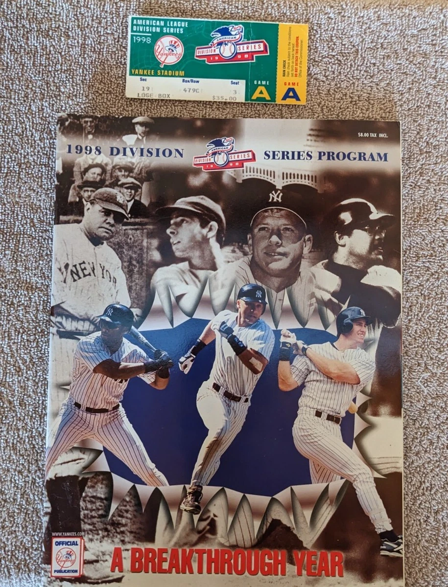 Very Good Grade Vintage MLB Programs 1998 for sale | eBay