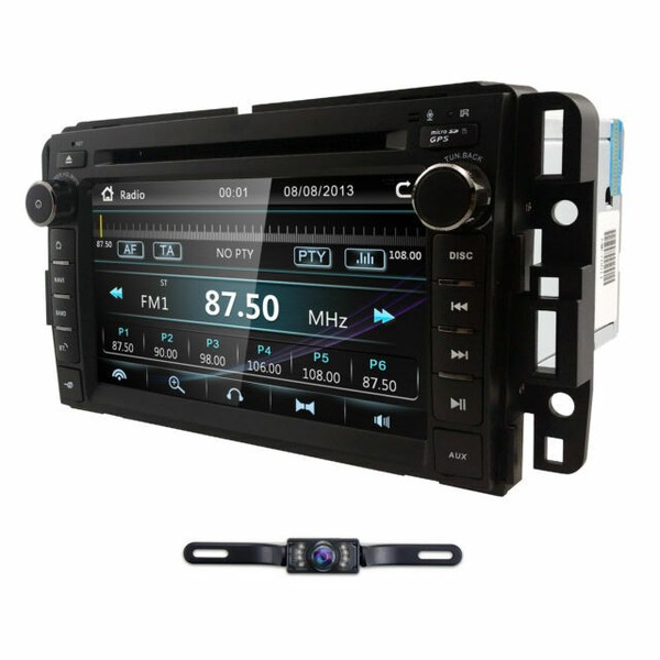 2 DIN Car Stereo DVD Player GPS for GMC Yukon Acadia Chevy Chevrolet
