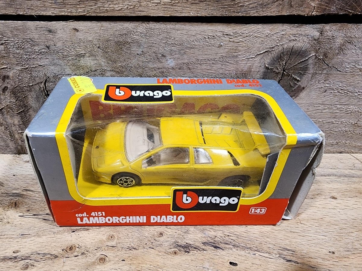 Burago 4151 Lamborghini Diablo 1/43 Die-Cast Metal Made in Italy