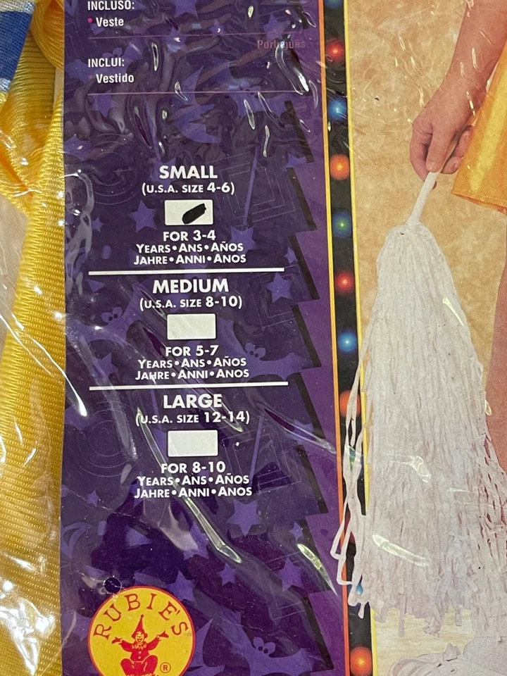 Disfraz de Halloween "Animadora" de Rubí vintage para niño ~ talla pequeña (4-6) Foto 2 de 4