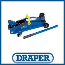 Draper 27634 2 Tonne Weight Capacity Light Duty Portable Workshop Trolley Jack