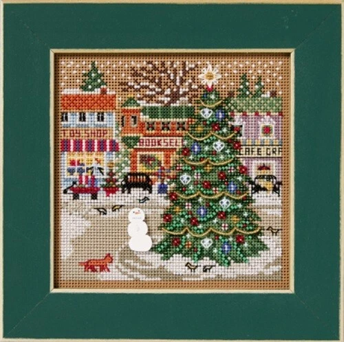 MILL HILL Buttons Beads Kit Counted Cross Stitch HOLIDAY SQUARE MH14-2535
