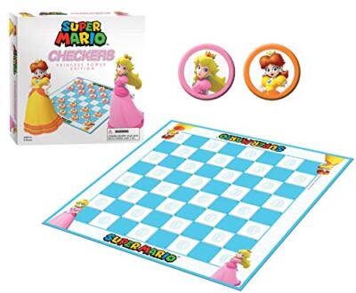 Super Mario Boardgame Checkers Princess Power USAopoly Giochi Tavolo Accessori
