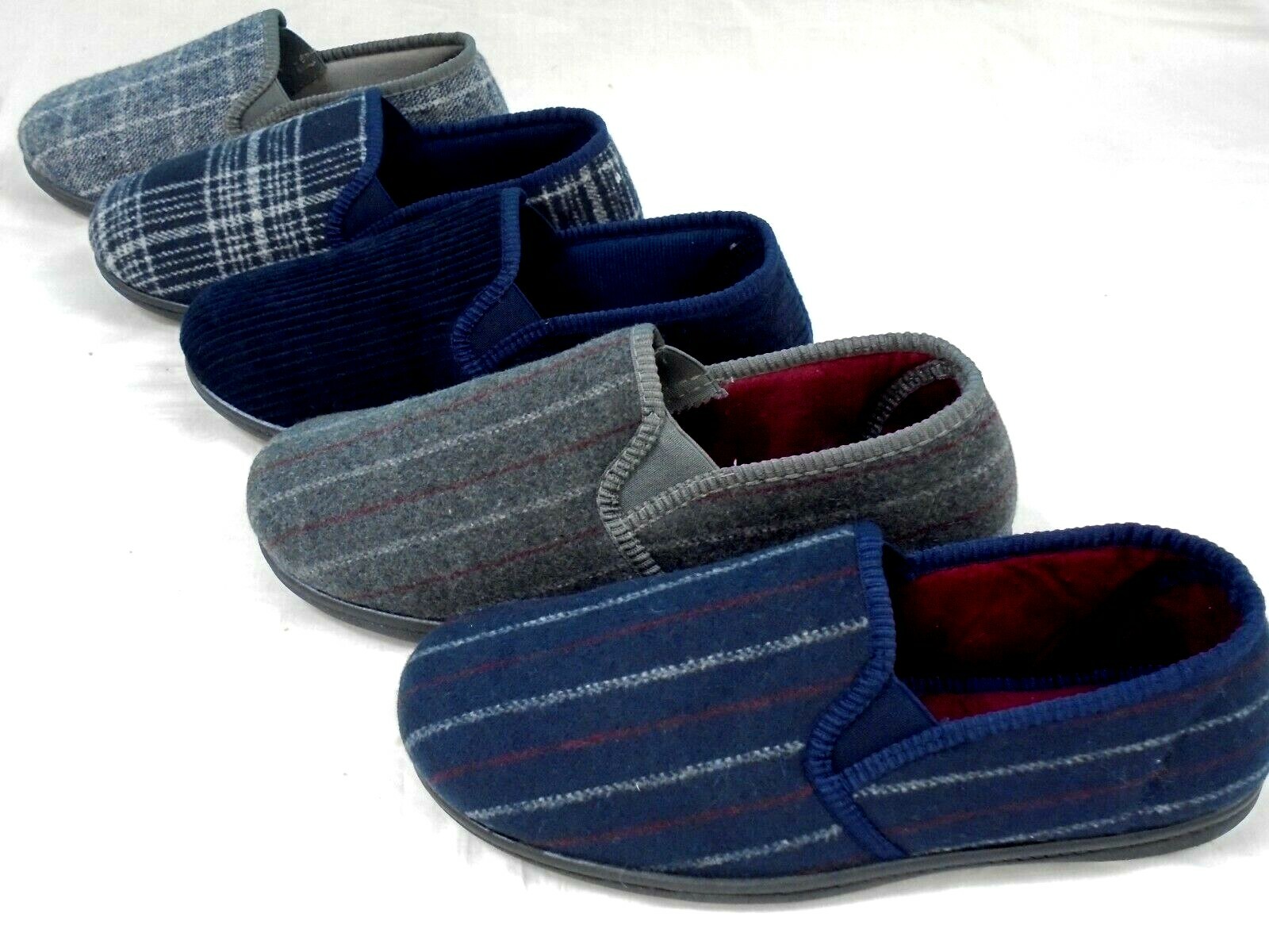 FULL SLIPPERS SLIP ON HOUSE SHOES SIZE 