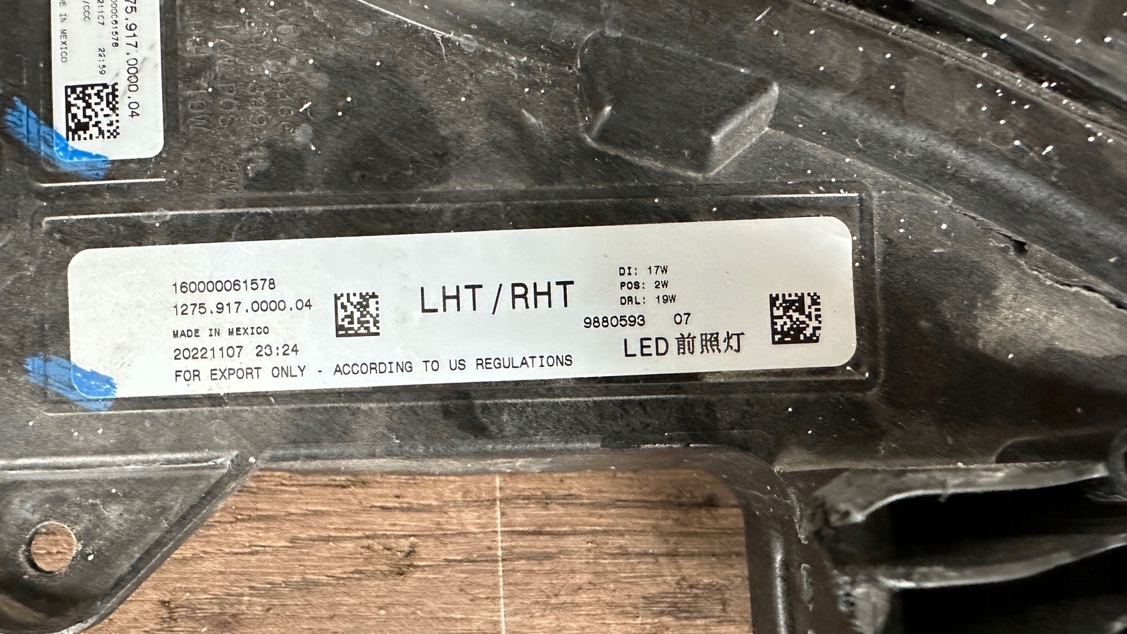 Frontscheinwerfer BMW X7 G07 9880593 LED Links Scheinwerfer 