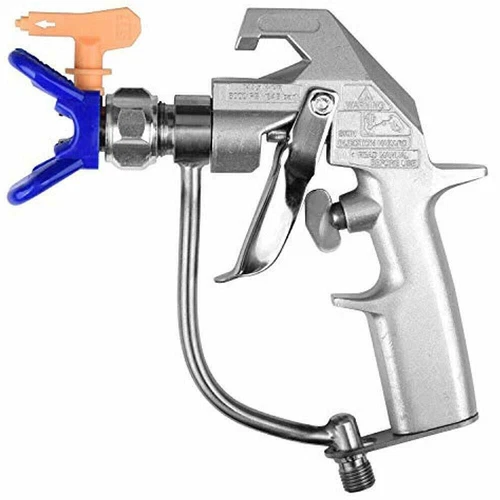 Aftermarket 5000 PSI Silver Airless spray Gun 243283 With Tip 517 and Tip Guard - Picture 3 of 10