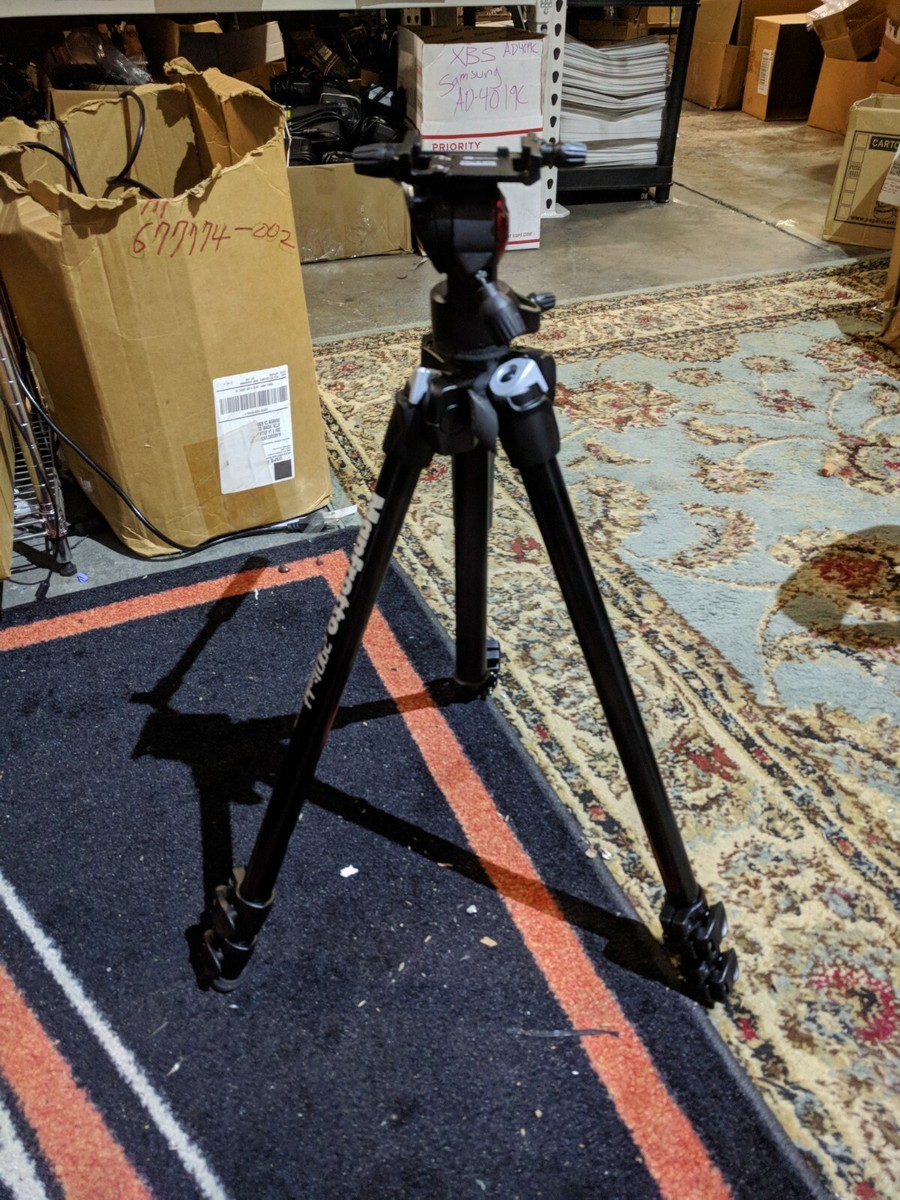 Manfrotto 290 Light Tripod with Fluid Video Head for Canon Nikon