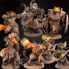 Humblewood RPG (Set 2) Strig & Vulpin Collection (20 minis + bases) Bundle