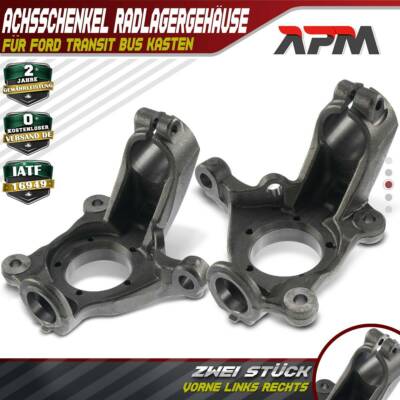 2x Achsschenkel Radlagergehäuse Vorne L+R für Ford Transit Bus Kasten 2006-2014