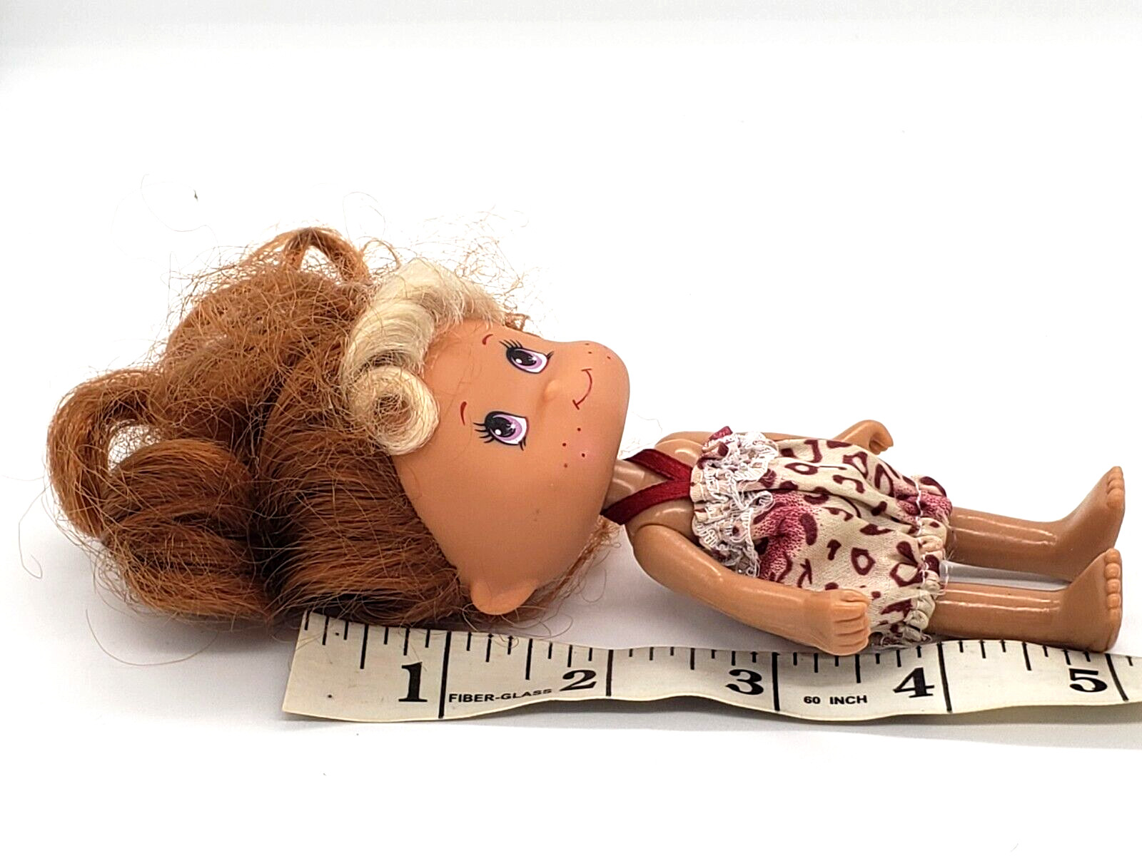 Strawberry Shortcake Clone Doll Greenbrier International Inc. 5&rdquo; Leopard Jumper