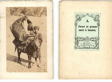 Egypte, Hammerschmidt Vintage albumen print CDV.  Tirage albuminé  7x9,5  