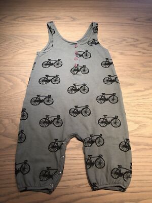 Vintage Bobo Choses Bicycle Romper Jumper One-piece Size 1 Year VHTF Rare EUC 