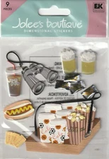 Jolee's Boutique 3D Stickers PRO SPORTS EVENT 72041 Fast FREE Ship! LAST ONE!