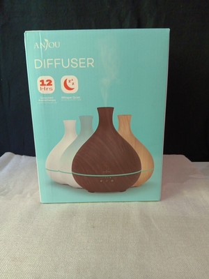 Essential Oil Aroma Diffuser - 12 Hour Aromatherapy - 7 Color Mood Lighting