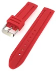 Red Sports Divers Rubber Silicone Waterproof Watch Strap 18/20/22/24/26mm