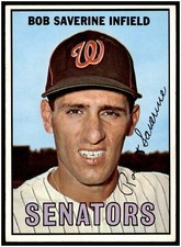 1967 Topps #27 Bob Saverine