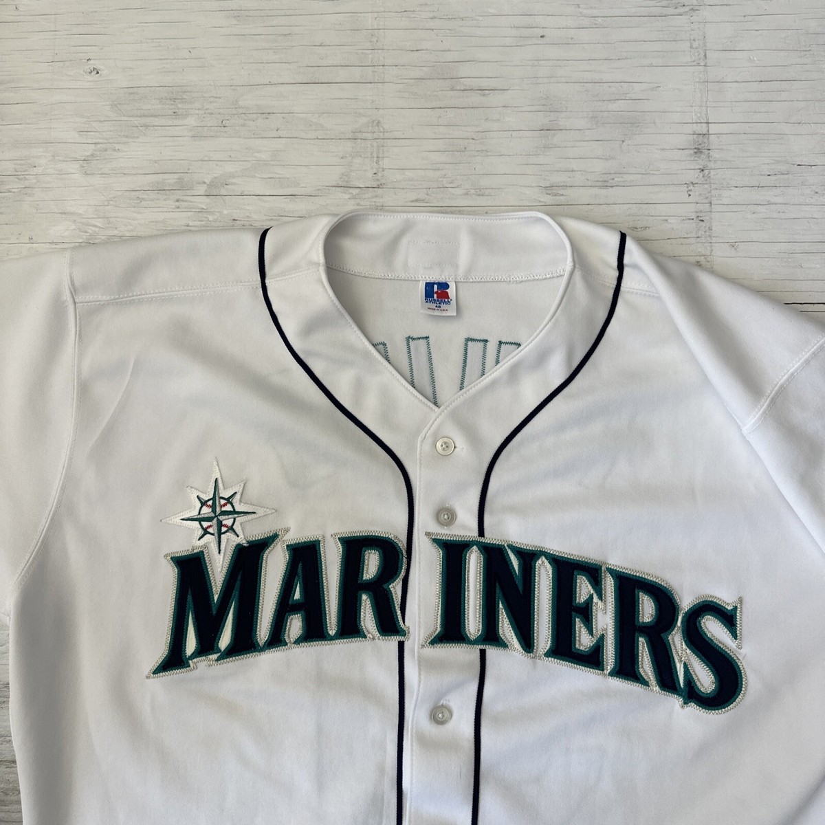 Vintage MLB Seattle Mariners Authentic Russell Athletic Vintage MLB Seattle Mariners Authentic Russell Athletic