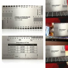 String Action Ruler Gauge Tool Stainless Stee...
