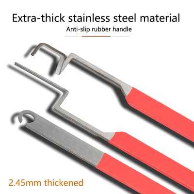 3Pcs/set Compact Casement Windows Unlocking Tool Professional Non-slip Lock Pick