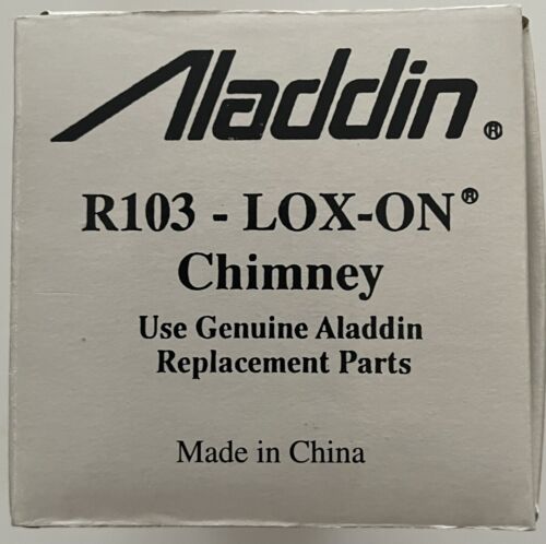 ALADDIN R103 LOX-ON KEROSENE MANTLE LAMP CHIMNEY MODEL 12, A B C, 21C, 23, LOXON - Picture 1 of 5