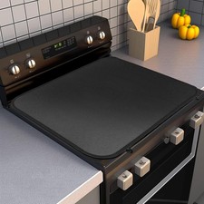 Fireproof Stove Top Covers for Electric Stove,28"X20" Heat Resistant Glass Top S