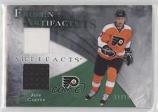 2010-11 Upper Deck Artifacts Frozen Jersey Dual Emerald 11/15 Jeff Carter 0c3