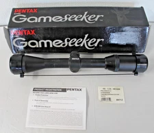Pentax Gameseeker 4x12x40MM Precision Plex Variable Power RifleScope 89712