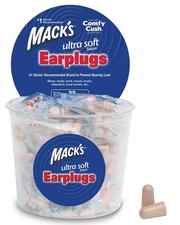 Ultra Soft Foam Earplugs - 100 Pairs, 33dB NRR, Comfortable for Sleeping, Travel