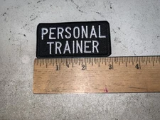 CUSTOM MADE Embroidered Personal Trainer Patch Iron On or Sew On