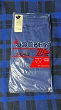 NWT Vintage Jockey Life Trophy Mens Brief Lo Low Rise Size 38 Blue USA 1984 NEW