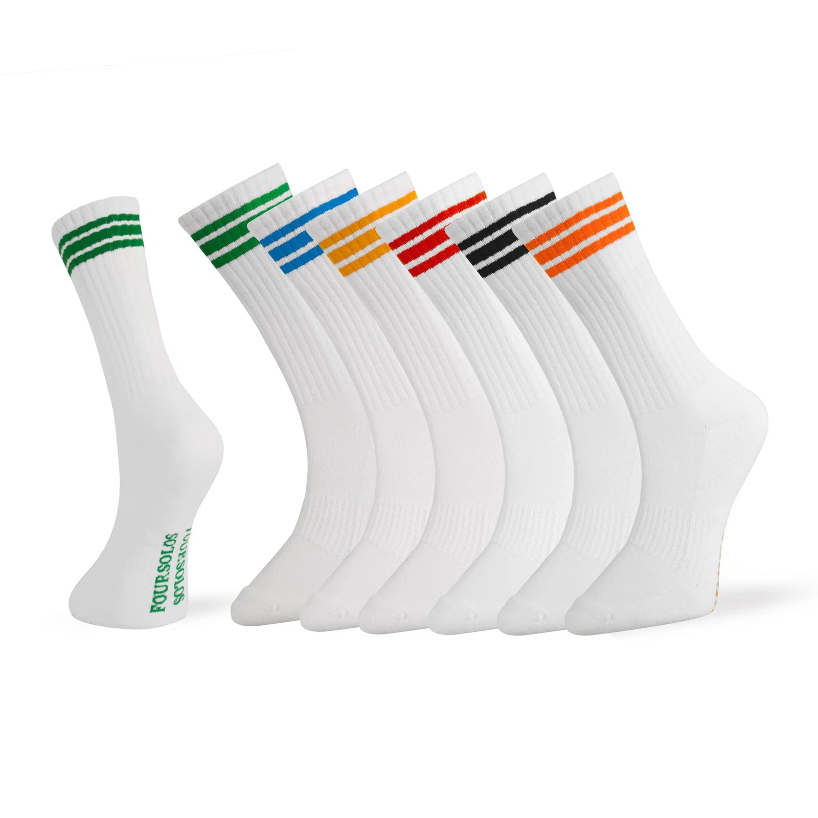 Women Athletic Ankle Socks Size 6–9, Cotton Terry Sole College Tennis Socks w...