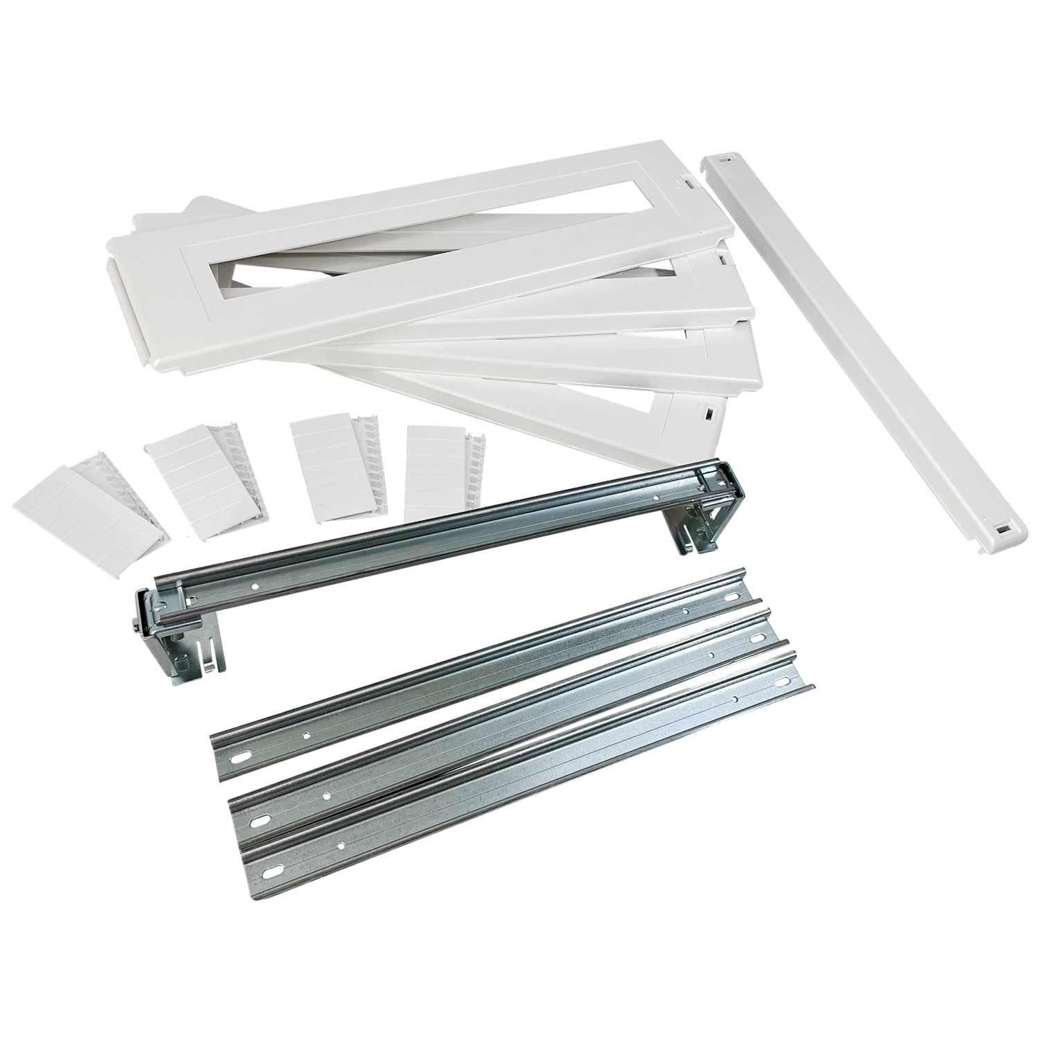 Kit plastron 4 rangées S96p150 pour isoler et sécuriser le coffret Atlantic 65sup7