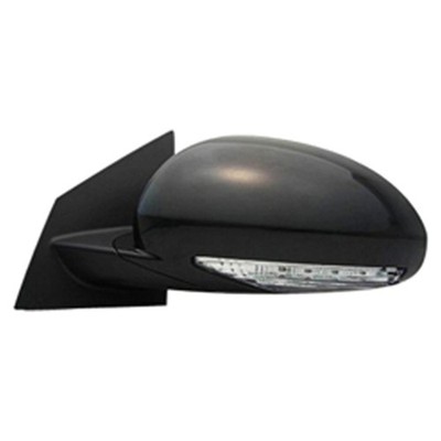 Replacement Ready to Paint Driver Power Door Mirror w/Heated Glass w/Turn Signal