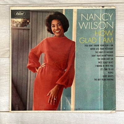 NANCY WILSON How Glad I Am vinyl lp album  1964 CAPITOL RECORDS
