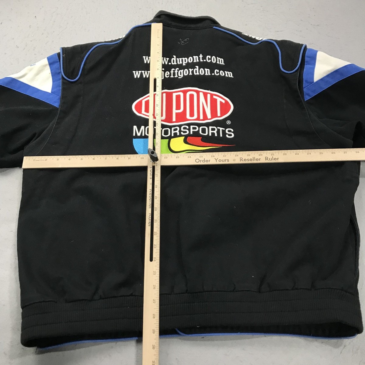 VINTAGE Nascar Racing Jacket Mens 2XL Pepsi Jeff Gordon Dupont