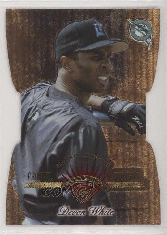 1997 Leaf Die-Cut Fractal Matrix Devon White #272 0lm