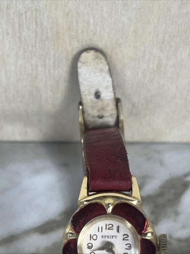 Vintage Sprifu Flower Watch For Parts - Photo 3/9