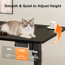 Ergomaker Sit Stand Desks Electric Standing Desk Single Motor Height Adjustable — image 5