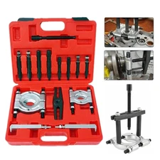 14PCS Heavy Duty Bearing Separator Removal Tool Kit Wheel Hub Axle Puller Kit