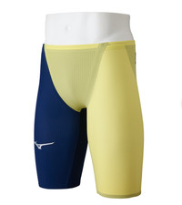 MIZUNO GX SONIC ROYAL MT Men's S size swimsuits for race N2MBD002 Nylon Yellow