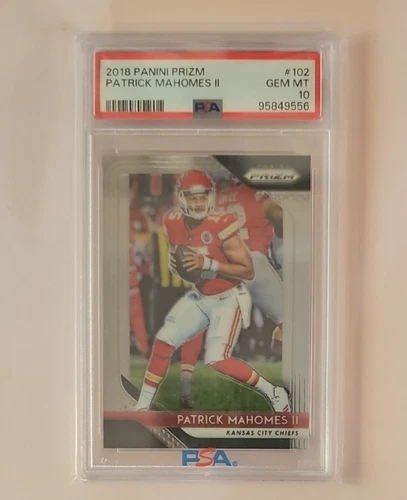 2018 Panini Prizm Patrick Mahomes II #102 PSA 10 GEM MINT Kansas City Chiefs